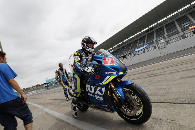 2019鈴鹿8耐合同テストに参加したMotoMap S.W.A.T.