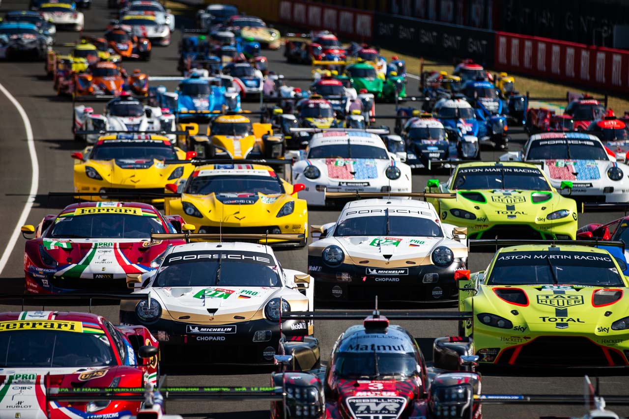 ポルシェ、フェラーリ、アストンマーティン、フォード、BMW、シボレーが参戦するLM-GTEクラス