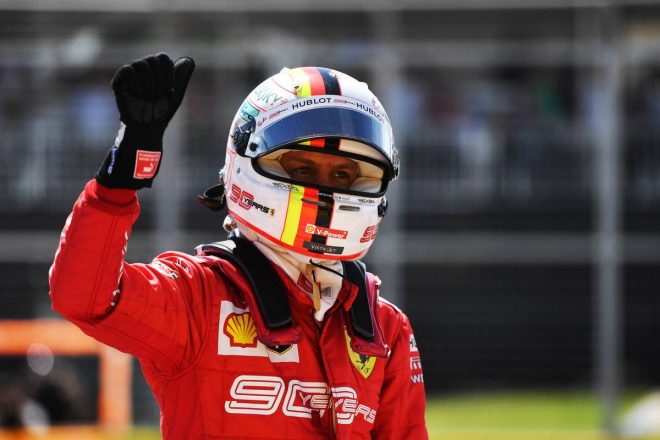 2019年F1第7戦カナダGP　ポールポジションを獲得したセバスチャン・ベッテル