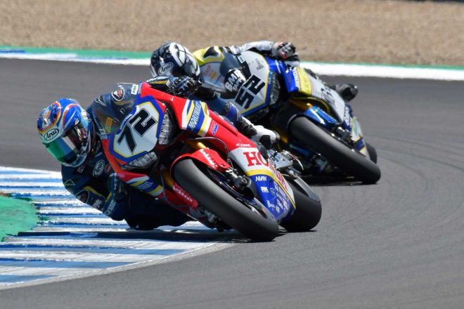 キャミアの代役として第6戦へレスに参戦した高橋。レース1は転倒リタイアとなった