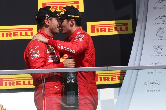 2019年F1第7戦カナダGP　ペナルティにより2位となったセバスチャン・ベッテル（フェラーリ）