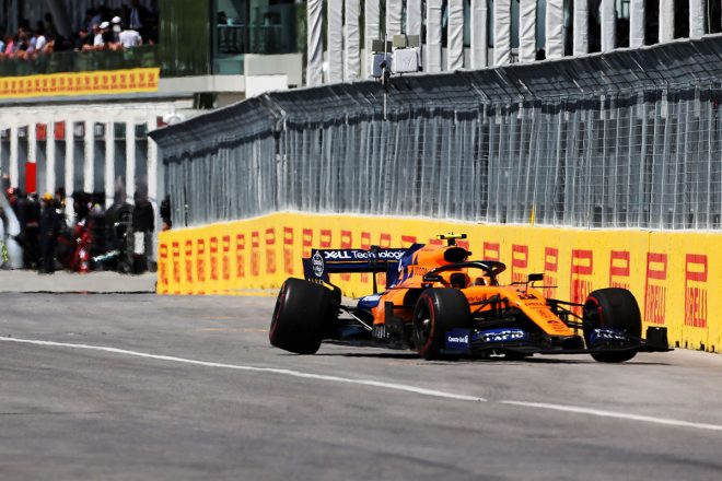 2019年F1第7戦カナダGP　マシントラブルによりリタイアとなったランド・ノリス（マクラーレン）