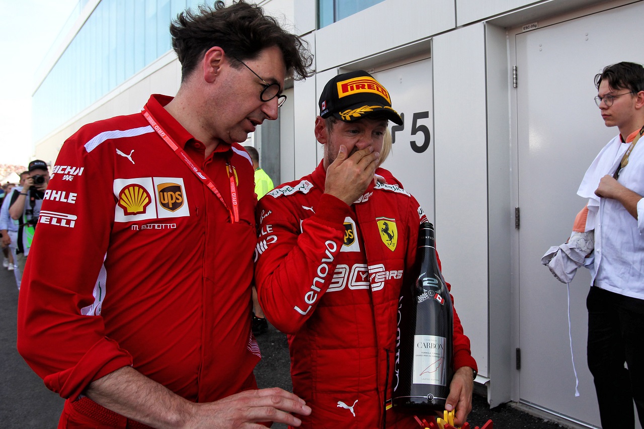 2019年F1第7戦カナダGP　ペナルティで勝利を失ったセバスチャン・ベッテル（フェラーリ）