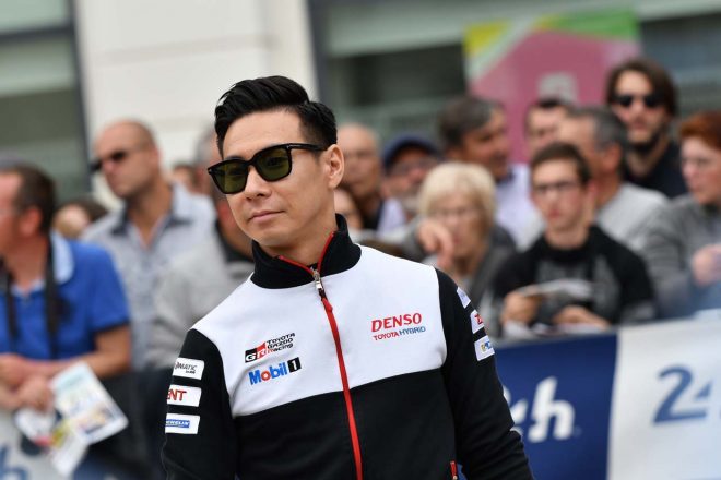 ル・マン初勝利を目指す7号車トヨタの小林可夢偉