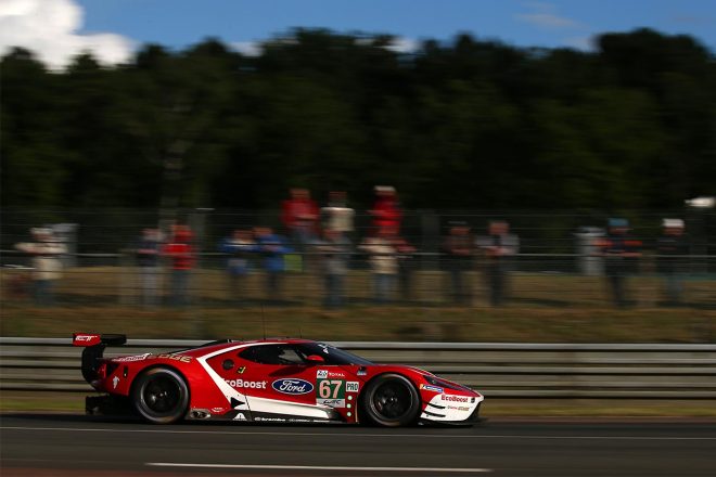 予選1回目でGTE Pro首位となった67号車フォードGT