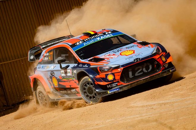 ラリー・イタリア・サルディニアのシェイクダウン3番手だったティエリー・ヌービル(ヒュンダイi20クーペWRC)