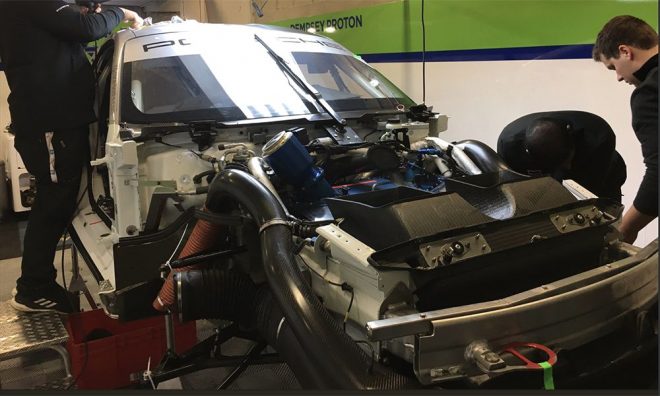 デンプシー・プロトン・レーシングが用意していたスペアシャシー