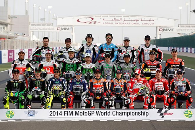 2014年に参戦したMotoGPのレギュラーライダー