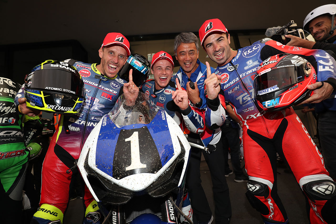 EWC第3戦スロバキアを制したF.C.C.TSRホンダ・フランス