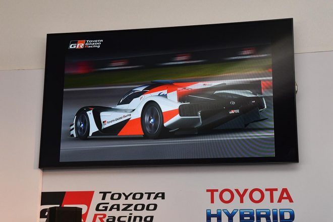 GRスーパースポーツのリヤビューのイラスト