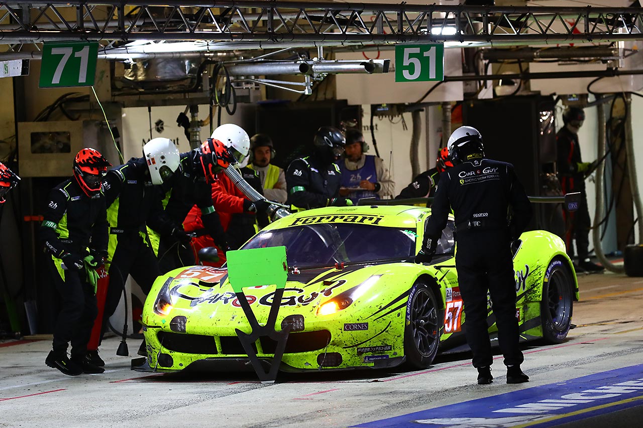 GTE Amクラスを戦うカーガイ・レーシングの57号車フェラーリ488 GTE