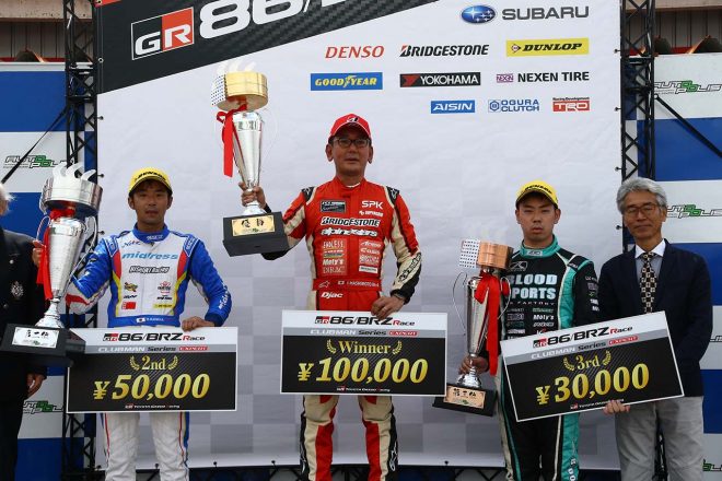 2019年の86／BRZレース、第4戦クラブマンを制した橋本洋平（カーウォッチBS86 revo）