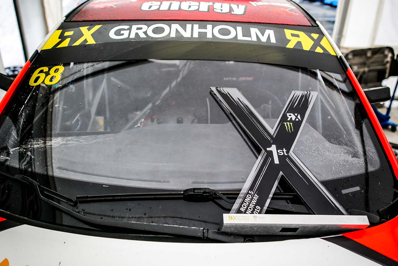 繰り上がりで優勝を手にしたニクラス・グロンホルムのヒュンダイi20スーパーカー