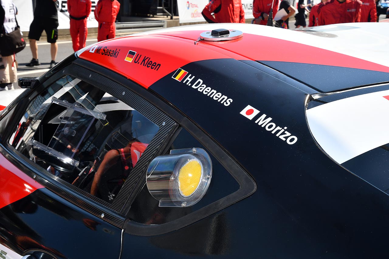 GRスープラには、ドライバー“モリゾウ”の名が刻まれた。