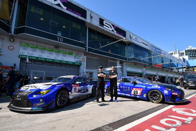 レーシングプロジェクトバンドウ×NOVELのレクサスRC F GT3とレクサスRC F