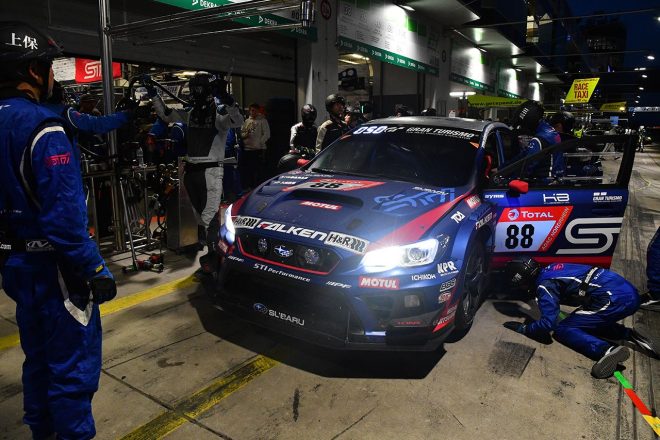 カルロ・バンダム／ティム・シュリック／山内英輝／井口卓人組スバルWRX STI