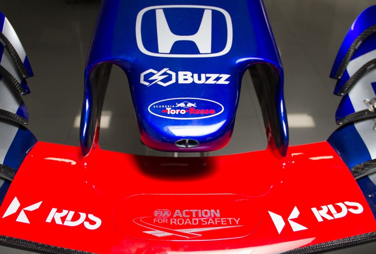 トロロッソ・ホンダF1、日本企業RDSとパートナーシップ契約