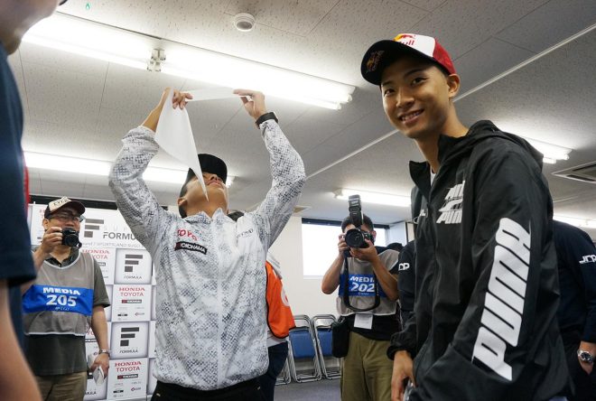 2019スーパーフォーミュラ第3戦SUGO予選Q1組分け抽選会