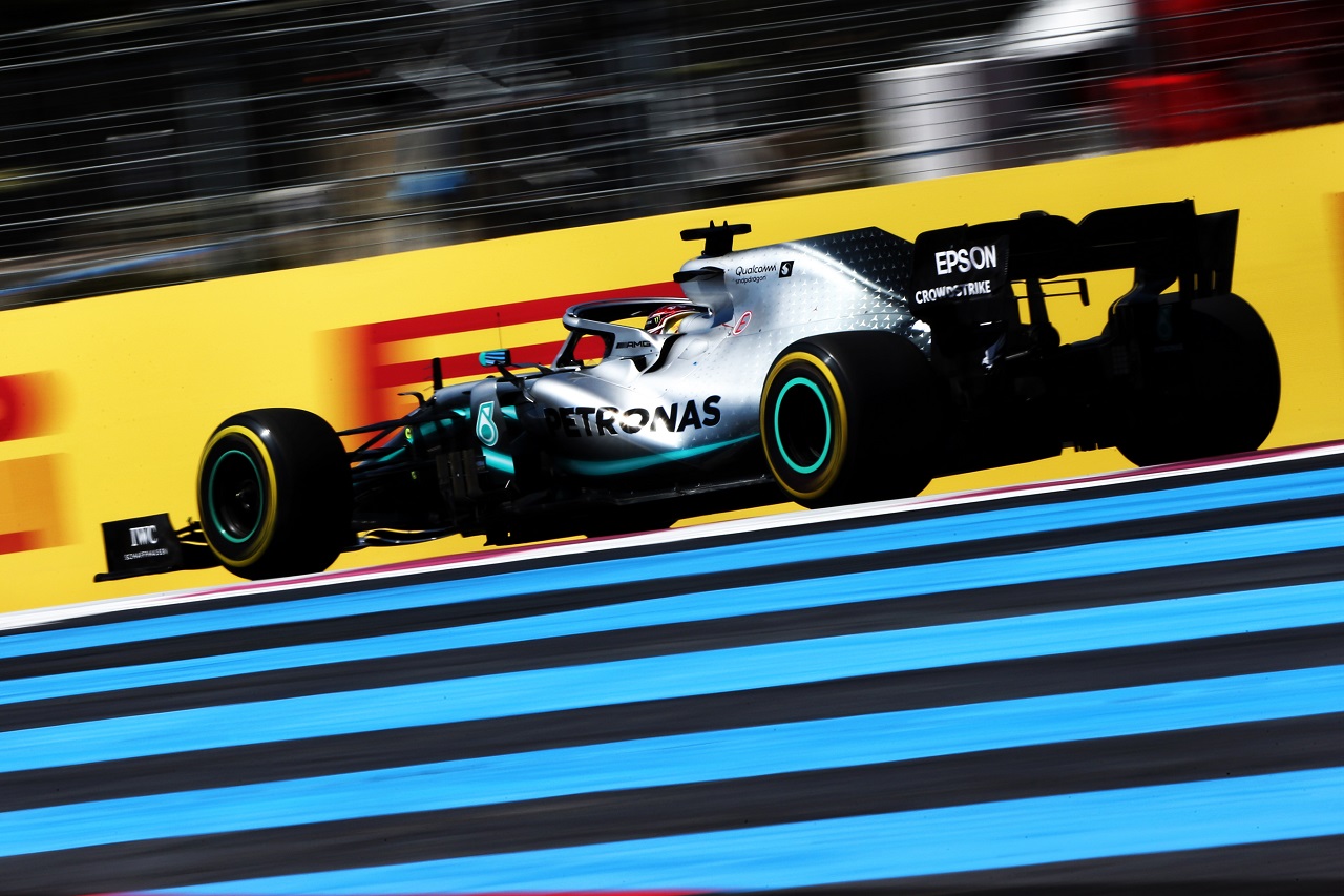 2019年F1第8戦フランスGP　ルイス・ハミルトン（メルセデス）