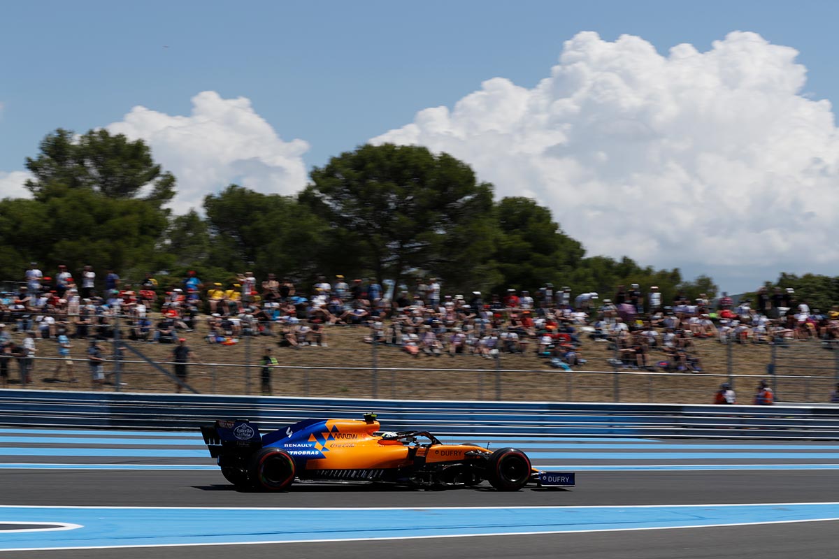 2019年F1第8戦フランスGP　ランド・ノリス（マクラーレン）