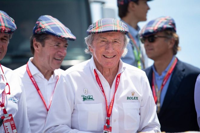 2019年F1第8戦フランスGP　80歳になったジャッキー・スチュワートを祝福