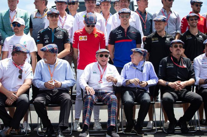 2019年F1第8戦フランスGP　80歳になったジャッキー・スチュワートを祝福