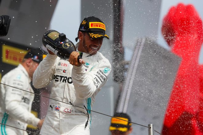 2019年F1第8戦フランスGPで4連勝となったルイス・ハミルトン（メルセデス）