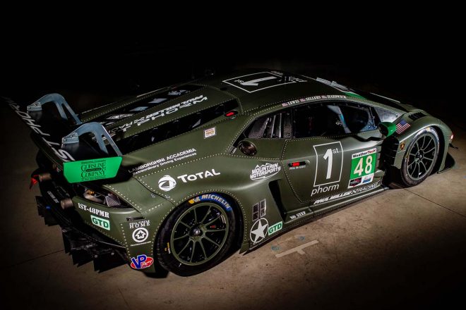 ミリタリーカラーとなったポール・ミラー・レーシングの48号車ランボルギーニ・ウラカンGT3 Evo