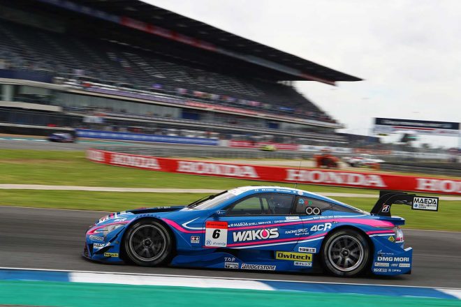 2019年のスーパーGT第4戦タイ、GT500クラスポールポジションを獲得したWAKO’S 4CR LC500