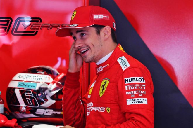 2019年F1第9戦オーストリアGP　予選PPを獲得したシャルル・ルクレール