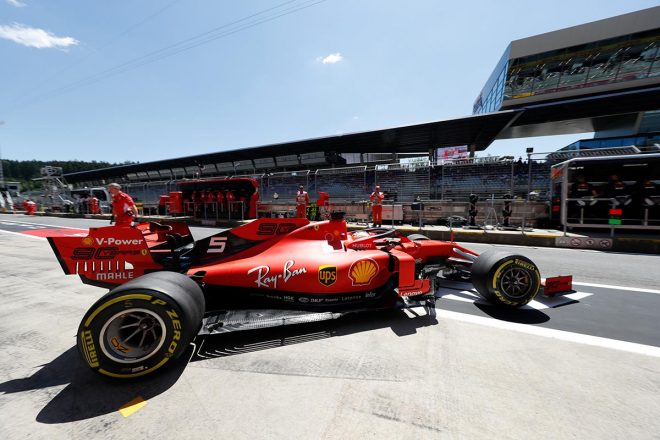2019年F1第9戦オーストリアGP　セバスチャン・ベッテル（フェラーリ）