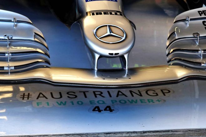 2019年F1第9戦オーストリアGP　メルセデスW10 ノーズコーン