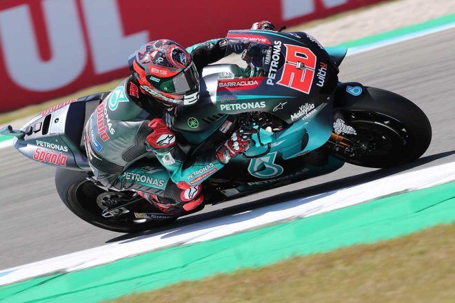 オールタイムラップ・レコードを更新するタイムでポールポジションを獲得したクアルタラロ