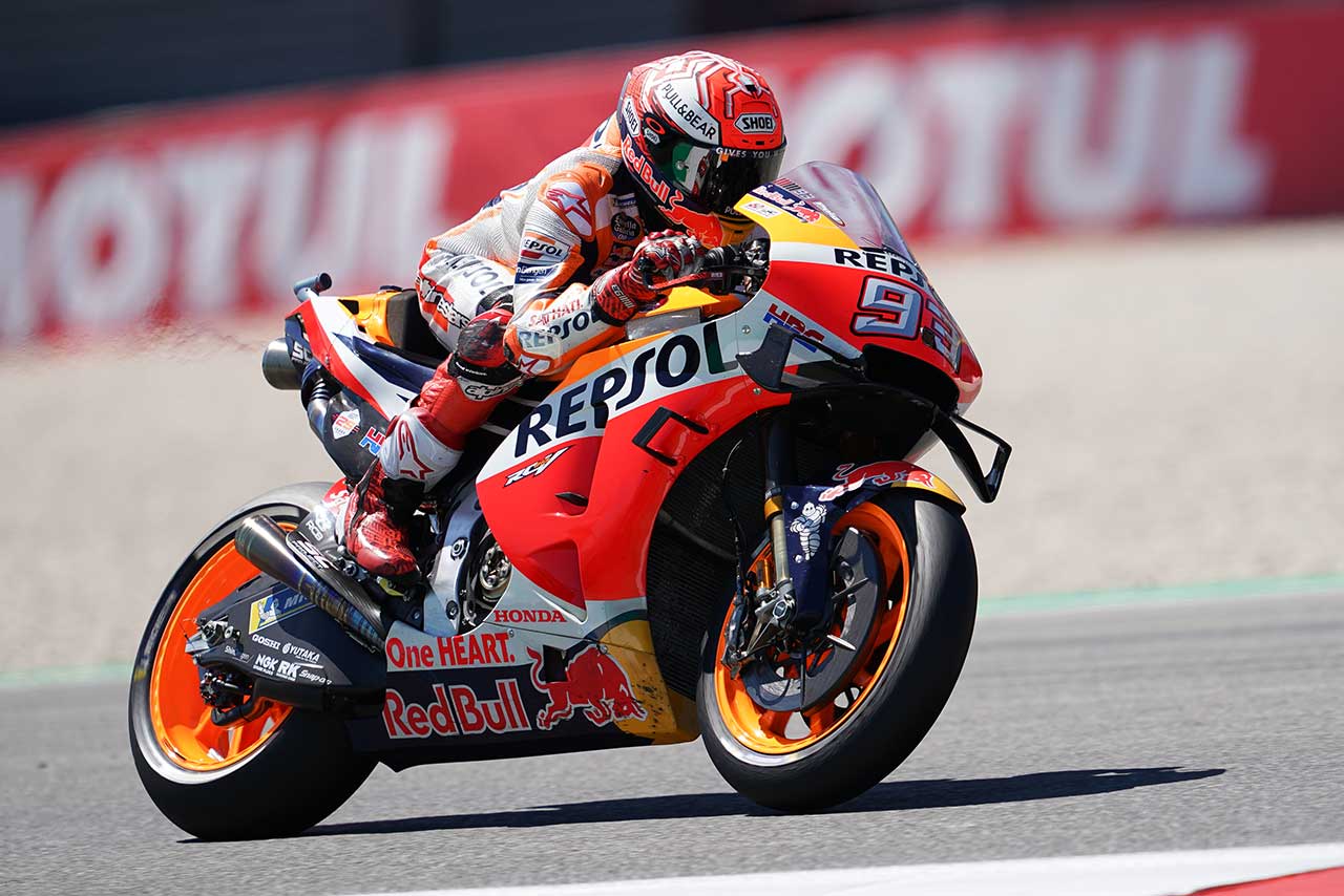 フリー走行で一度もトップに立つことがなかったマルケス。予選でも苦戦を強いられることに