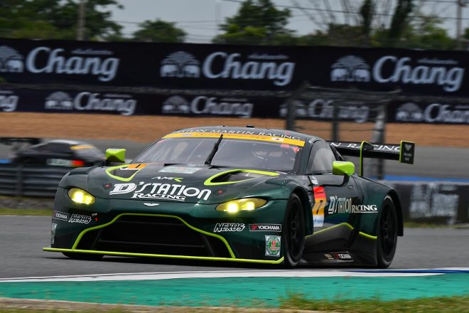 2019年のスーパーGT第4戦タイ公式予選でGT300クラス3番手につけたD’station Vantage GT3