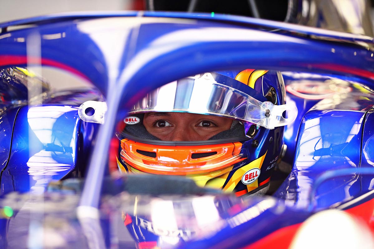 2019年F1第9戦オーストリアGP　PU交換により決勝は19番グリッドからスタートするアレクサンダー・アルボン