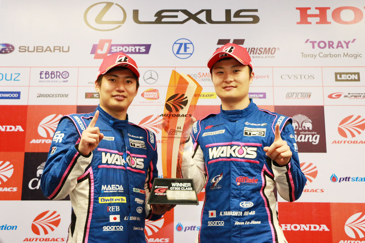 大嶋和也、山下健太（WAKO’S 4CR LC500）