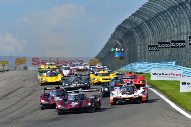 2019年IMSAウェザーテック・スポーツカー選手権第6戦ワトキンスグレン 決勝スタートシーン