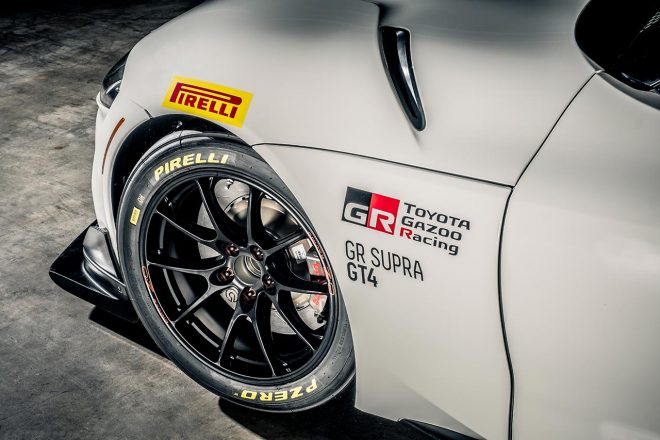 GRスープラGT4。ピレリが技術協力を行った