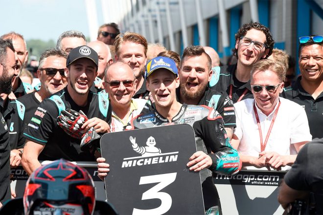 カラルーニャ、オランダと2戦連続で表彰台を獲得したファビオ・クアラルタラロ（ペトロナス・ヤマハSRT）