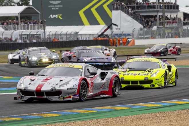 第87回ル・マン24時間レースに出場したスピリット・オブ・レースの54号車フェラーリ488 GTE