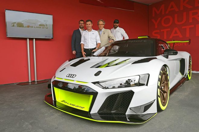 グッドウッドでお披露目されたアウディR8 LMS GT2