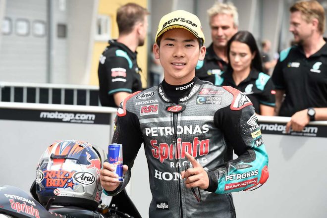Moto3で自身初のポール獲得にも、佐々木は「優勝したらうれしい」と言う