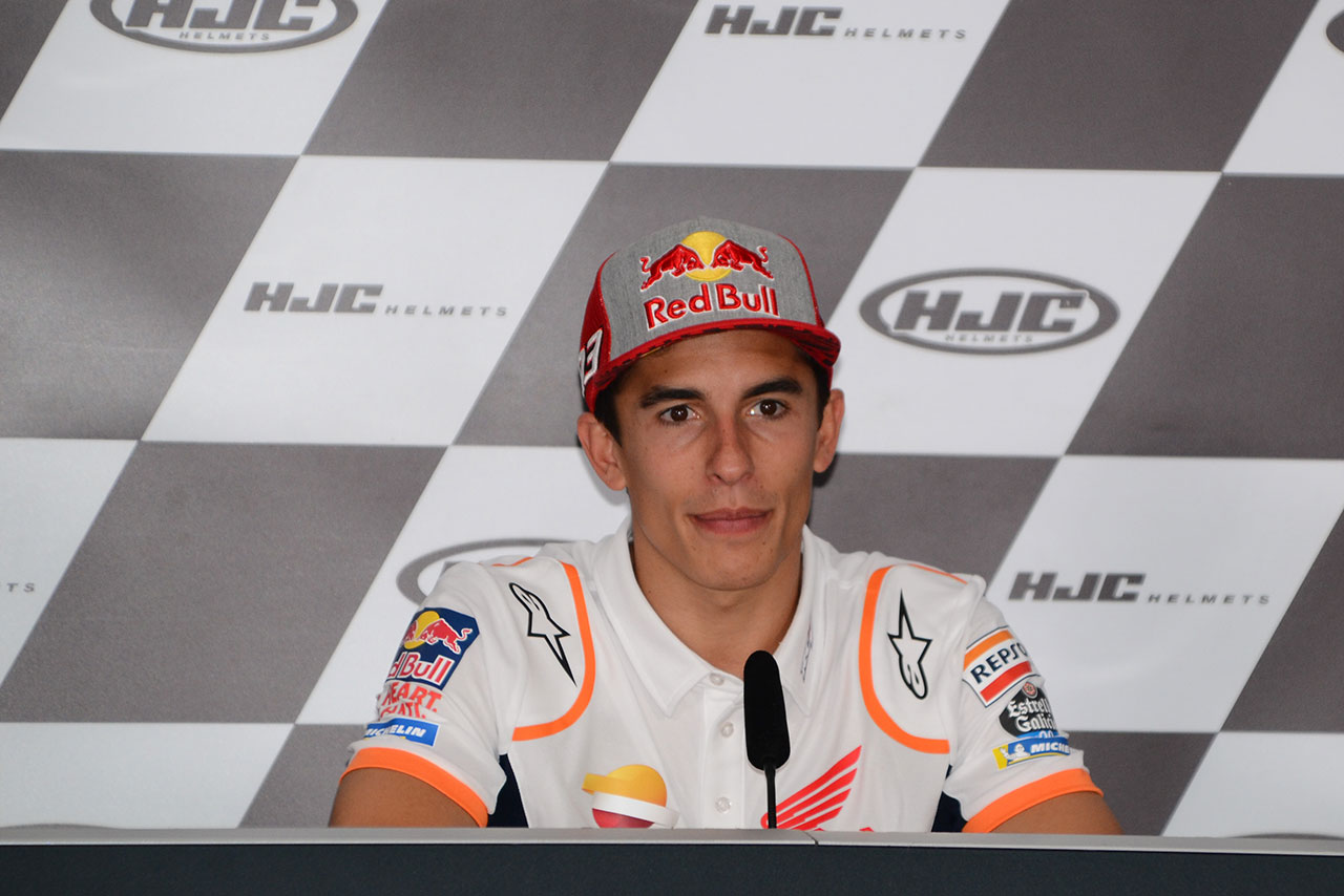 ドイツGPで10年連続でポールポジションを獲得したマルケス