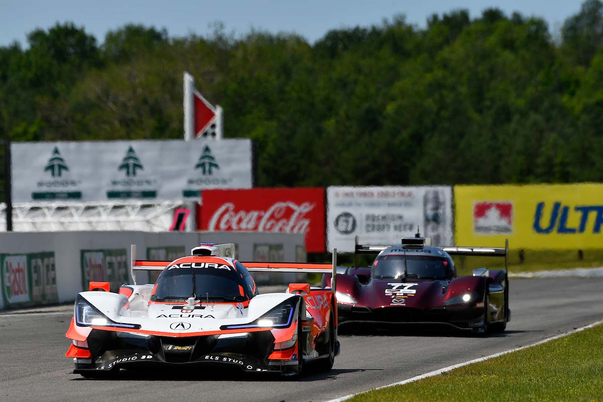 3位表彰台を獲得したアキュラ・チーム・ペンスキーの6号車アキュラARX-05