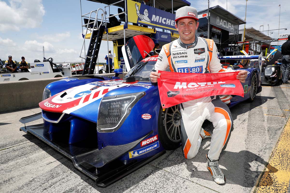 54号車ニッサンDPiをドライブしてポールポジションを獲得したコリン・ブラウン