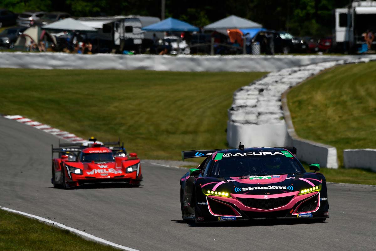 GTDクラス2位のメイヤー・シャンク・レーシングの86号車アキュラNSX GT3 Evo