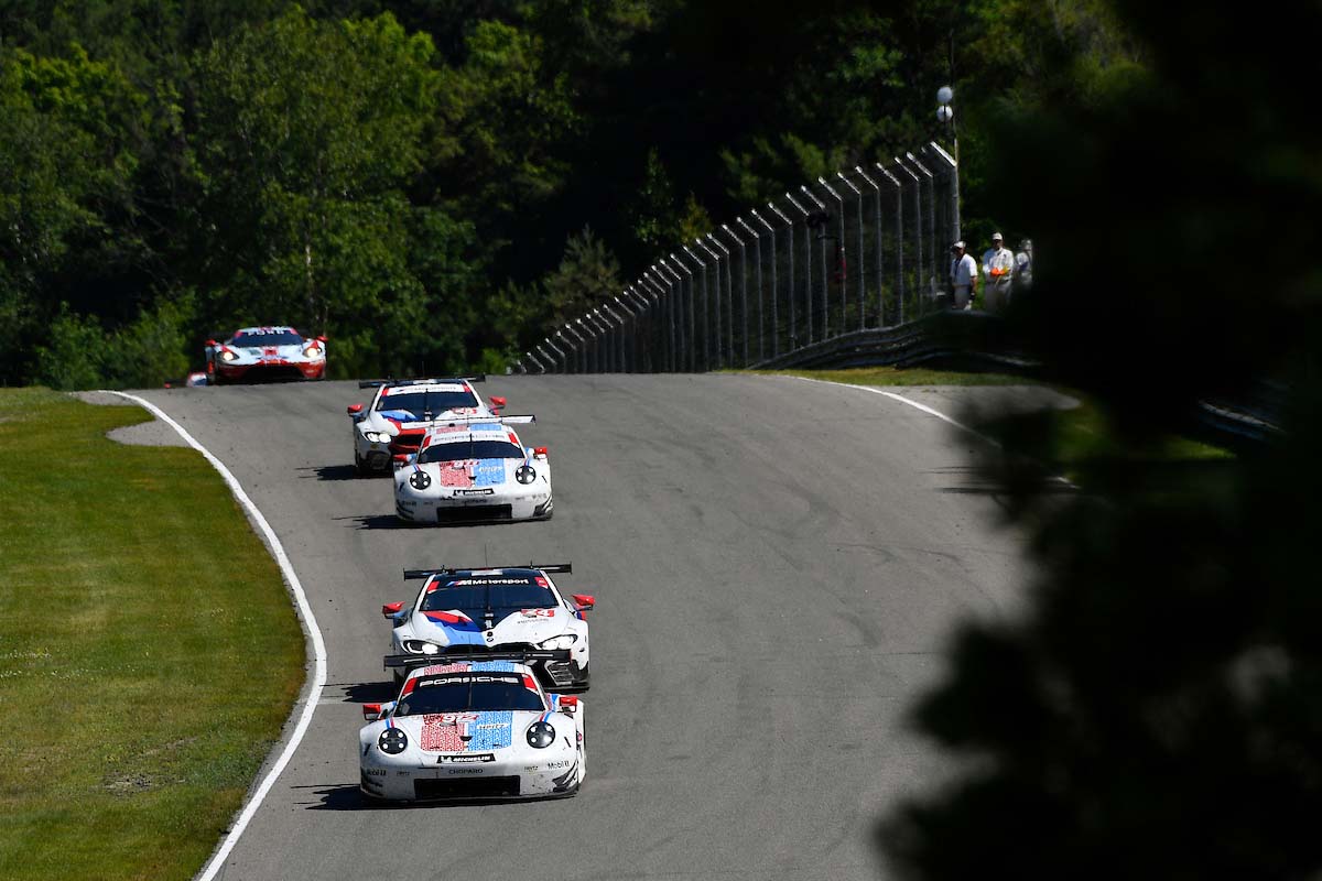 GTLMクラスを制したポルシェGTチームの912号車ポルシェ911 RSR