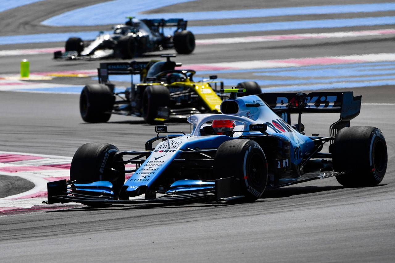 ロバート・クビサ（ウイリアムズ）、ダニエル・リカルド（ルノー）、バルテリ・ボッタス（メルセデス）