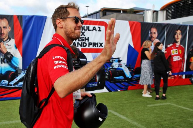 2019年F1第10戦イギリスGP　セバスチャン・ベッテル（フェラーリ）